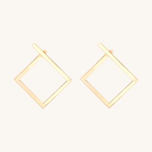 گوشواره مربع