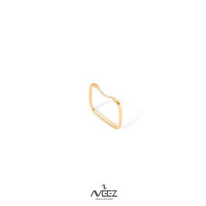 انگشتر مربع زنجیری