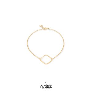 دستبند زنجیری میل مربع