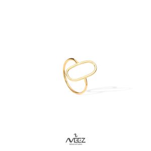 انگشتر مینیمال بیضی