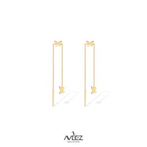 گوشواره بخیه ای پروانه