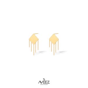 گوشواره لوزی زنجیری