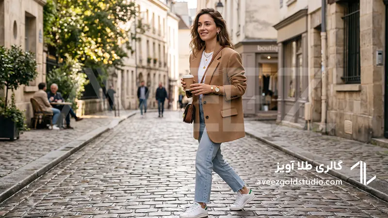  استفاده از جواهرات الهام گرفته از فشن شو در استایل لایف‌استایل روزمره