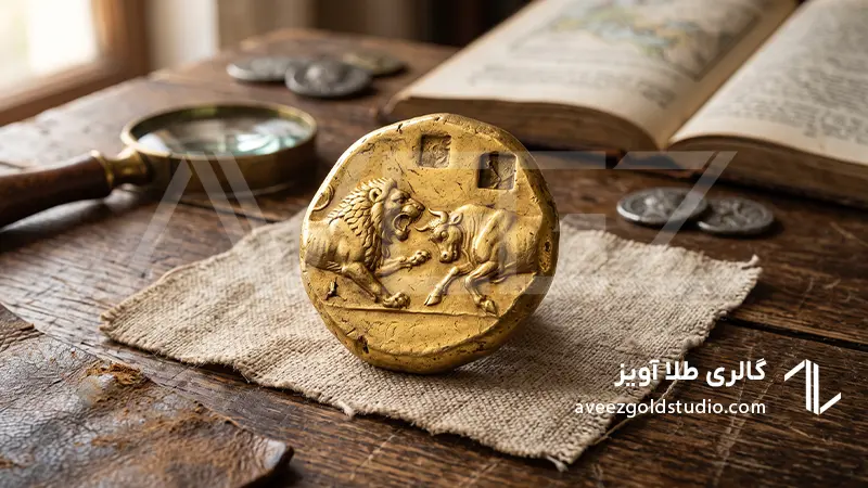 اولین سکه طلا جهان