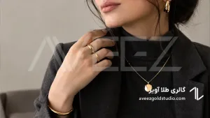 استفاده از طلا در استایل مونوکروم